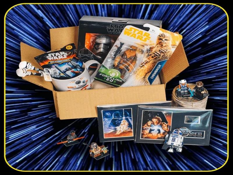 Smugglers Crate Star Wars Mystery Box Subscription Premium Collectibles And Fan Merchandise Experience.