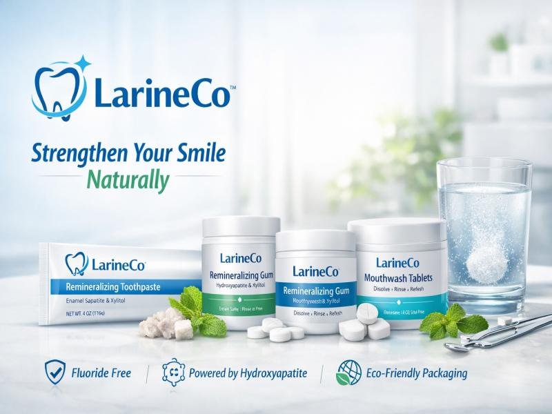Larine Oral Health Gum Guide Natural Teeth Whitening And Fresh Breath Solution