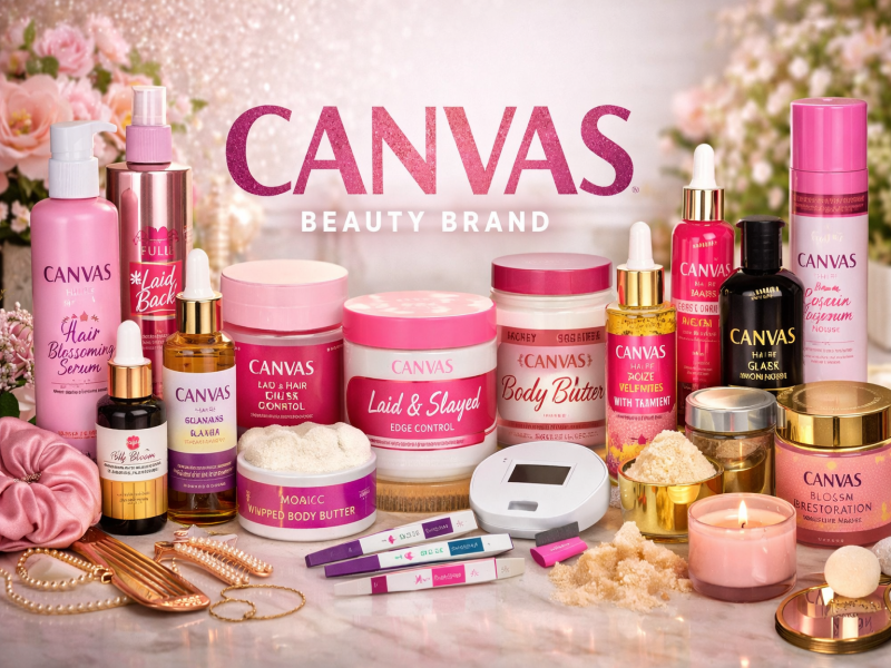 Canvas Beauty Brand Hair Growth Serum And Luxury Body Glaze For Healthy Hair And Glowing Skin