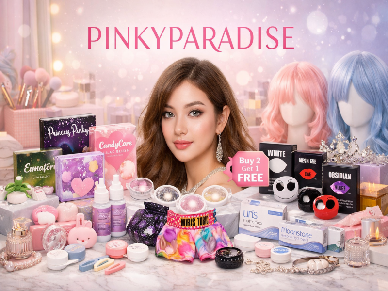 PinkyParadise Colored Contact Lenses And Circle Lenses For Cosplay Anime And Beauty Trends