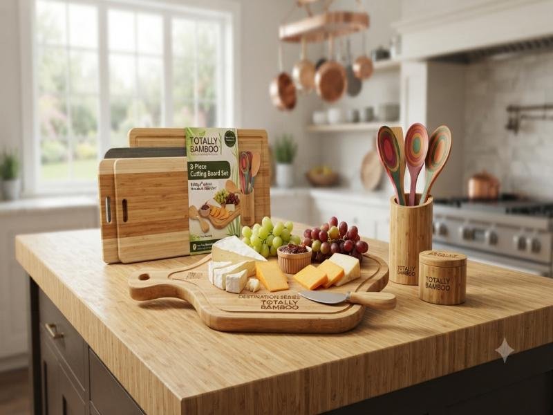 Totally Bamboo Kitchenware Guide. Best Selling Bamboo Cutting Boards and Sustainable Kitchen Products