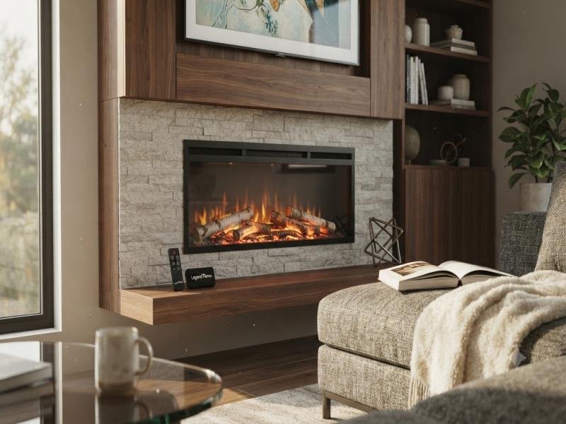 Legend Flame Electric Fireplaces Guide. Modern Electric Fireplace Inserts and Wall Mounted Fireplaces