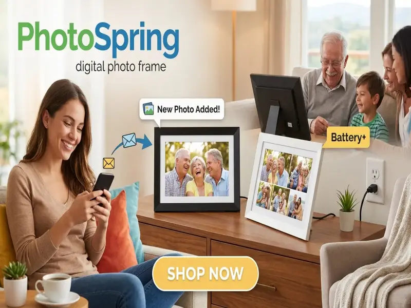 PhotoSpring Digital Photo Frames Complete Guide to Features Design and Everyday Use